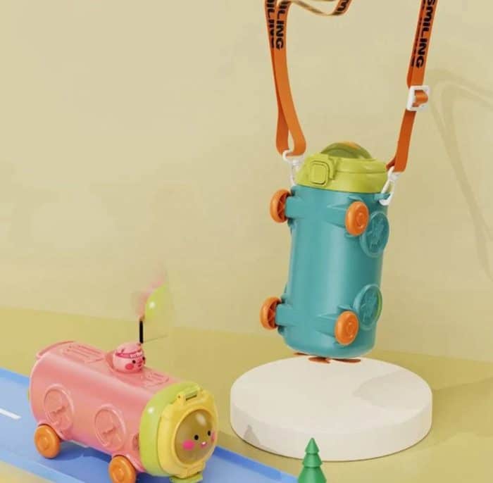 Kids Cartoons Bus Bottle