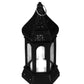 Antique Black candle lamp Atmosphere Decoration Creative Gift Hexagonal Wind Lamp Candle Lamp Led Wind Lamp Portable Small Horse Lamp