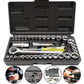 40-Piece Chrome Vanadium & Stainless Steel Tool Kit Set – Portable & Practical