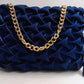 Luxe Twist Satin Clutch Bag