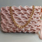 Luxe Twist Satin Clutch Bag