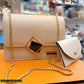 2 Pcs PU leater Hand abg With Long Golden Chain For Girls