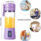Six Blade Portable USB Electric Juicer Bottle Blender
